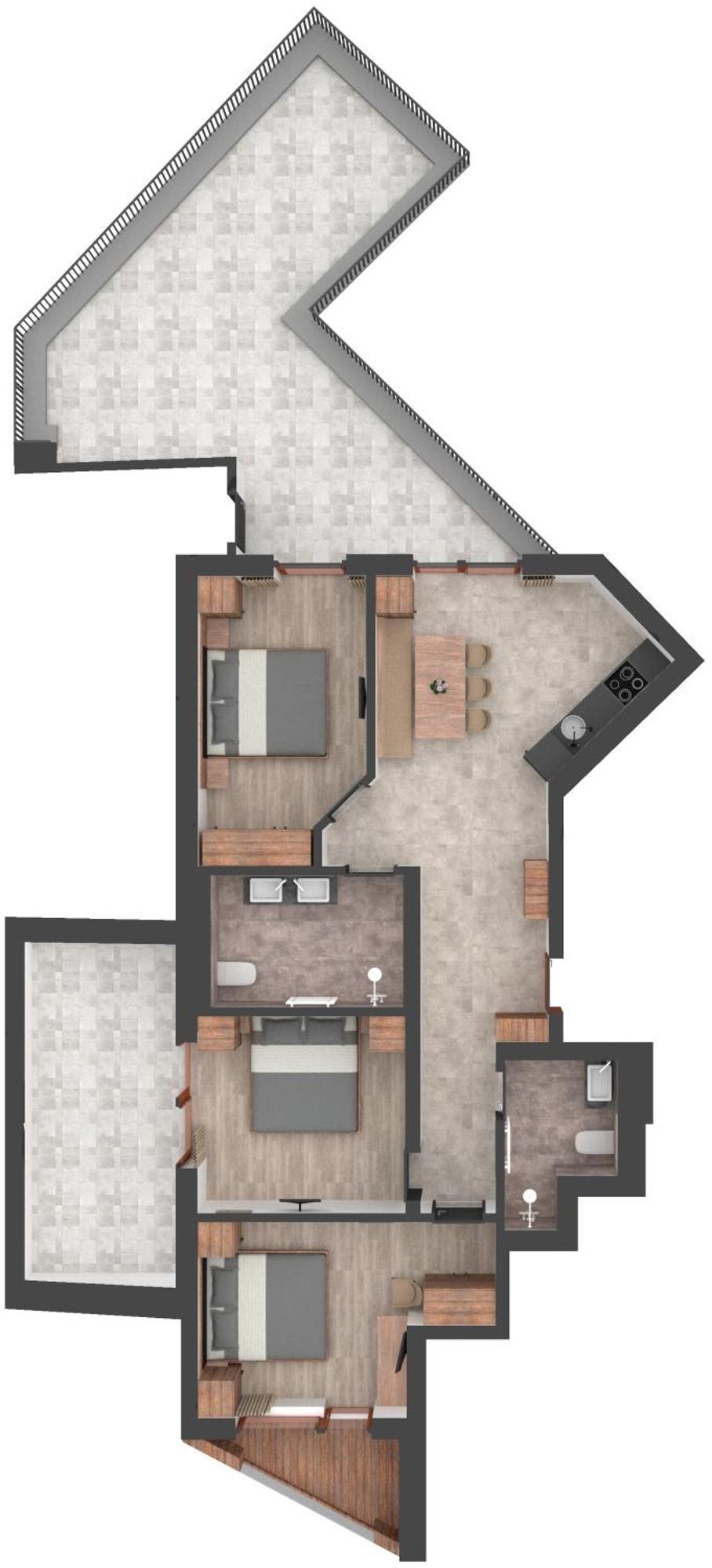 Aparthotel Fernblick Фис Экстерьер фото